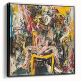 Expressive Abstract Expressionist Wall Art – Bold Textured Canvas