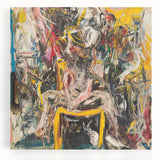 Expressive Abstract Expressionist Wall Art – Bold Textured Canvas