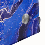 Upscale Abstract Art Collection – Royal Blue & Gold Canvas