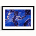 Upscale Abstract Art Collection – Royal Blue & Gold Canvas