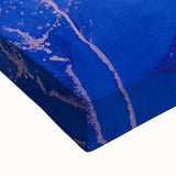 Upscale Abstract Art Collection – Royal Blue & Gold Canvas