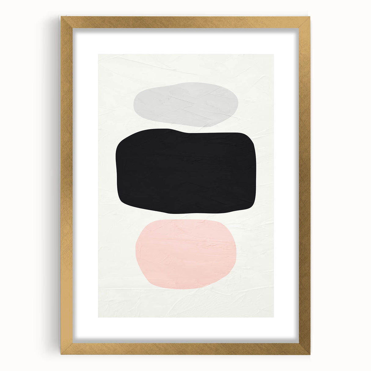 Minimalist Wall Decor – Soft Geometric Abstract Canvas