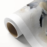 Elegant Moody Modern Wall Art – Abstract Black & Beige Canvas