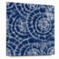 Large Abstract Wall Decor Online - Bold Spiral Texture in Blues