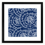 Large Abstract Wall Decor Online - Bold Spiral Texture in Blues