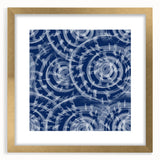 Large Abstract Wall Decor Online - Bold Spiral Texture in Blues