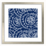 Large Abstract Wall Decor Online - Bold Spiral Texture in Blues