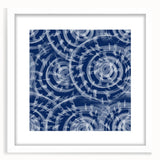Large Abstract Wall Decor Online - Bold Spiral Texture in Blues