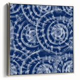Large Abstract Wall Decor Online - Bold Spiral Texture in Blues