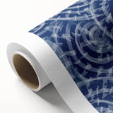 Large Abstract Wall Decor Online - Bold Spiral Texture in Blues