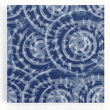 Large Abstract Wall Decor Online - Bold Spiral Texture in Blues