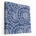 Large Abstract Wall Decor Online - Bold Spiral Texture in Blues