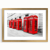 Metropolitan Photography Art – Iconic London Red Telephone Booths