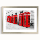 Metropolitan Photography Art – Iconic London Red Telephone Booths