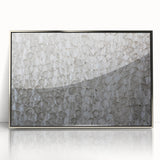 Modern Abstract Canvas Prints with Textured Petal Pattern – Neutral Art
