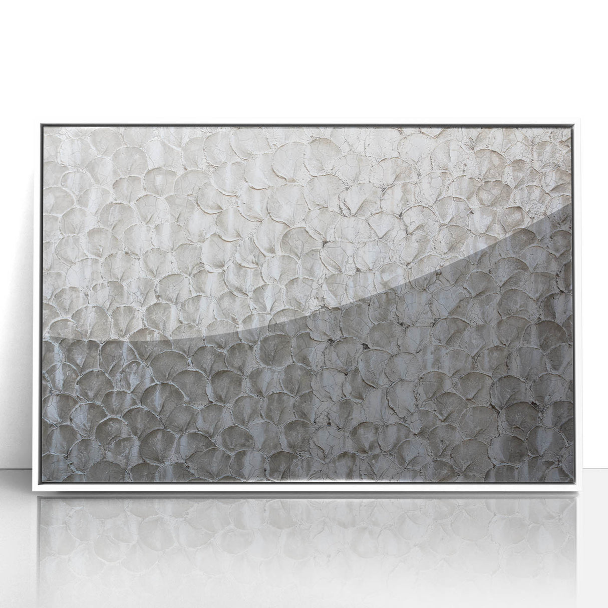 Modern Abstract Canvas Prints with Textured Petal Pattern – Neutral Art