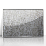 Modern Abstract Canvas Prints with Textured Petal Pattern – Neutral Art