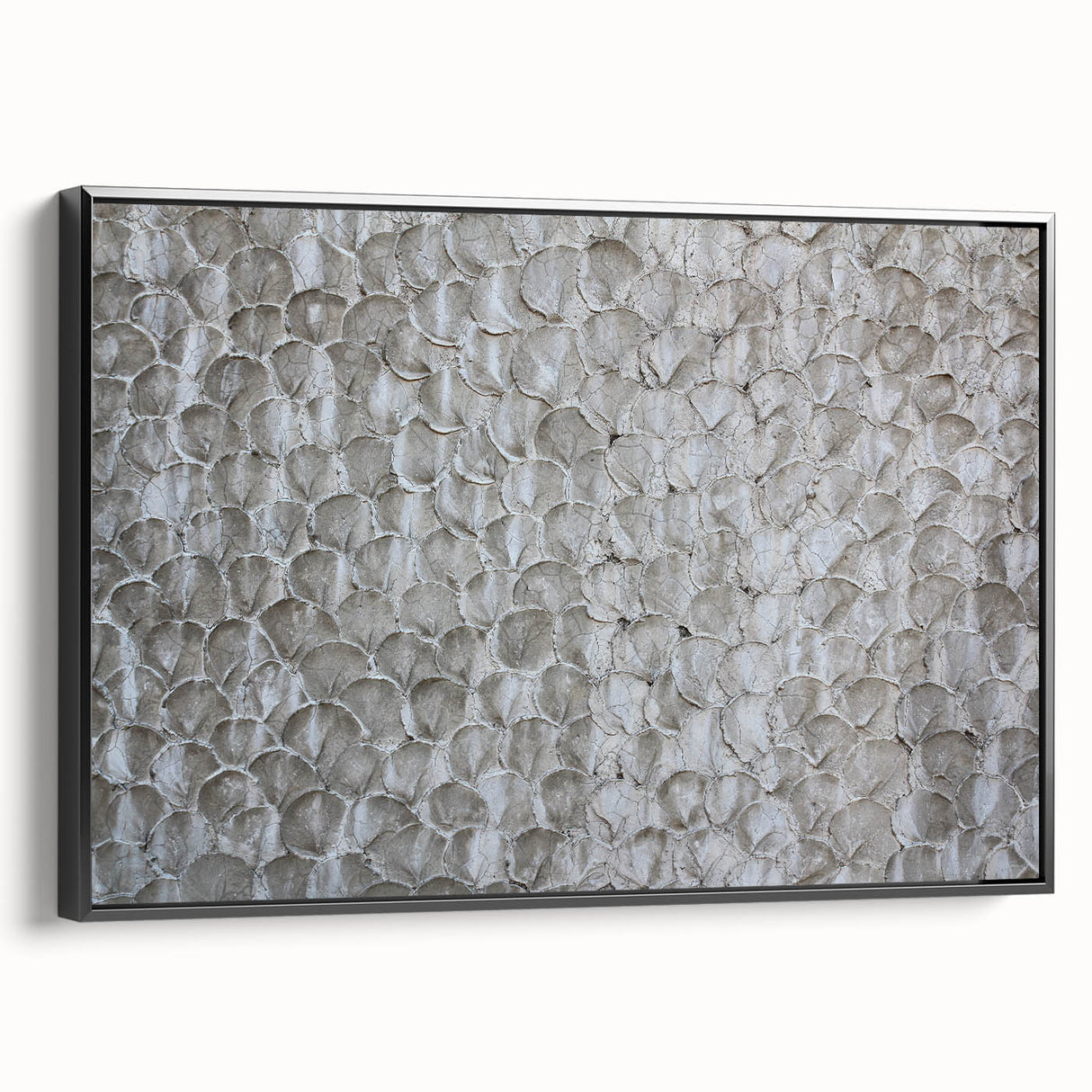 Modern Abstract Canvas Prints with Textured Petal Pattern – Neutral Art