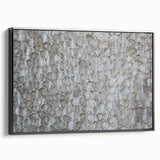 Modern Abstract Canvas Prints with Textured Petal Pattern – Neutral Art