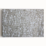 Modern Abstract Canvas Prints with Textured Petal Pattern – Neutral Art