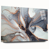 Luxury Abstract Wall Art Collection – Black & Copper Canvas