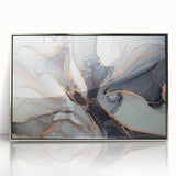 Luxury Abstract Wall Art Collection – Black & Copper Canvas