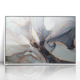 Luxury Abstract Wall Art Collection – Black & Copper Canvas