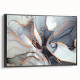 Luxury Abstract Wall Art Collection – Black & Copper Canvas