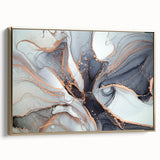 Luxury Abstract Wall Art Collection – Black & Copper Canvas