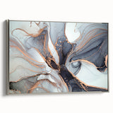 Luxury Abstract Wall Art Collection – Black & Copper Canvas