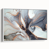 Luxury Abstract Wall Art Collection – Black & Copper Canvas