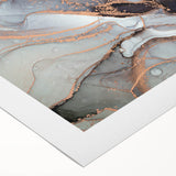 Luxury Abstract Wall Art Collection – Black & Copper Canvas