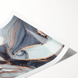 Luxury Abstract Wall Art Collection – Black & Copper Canvas