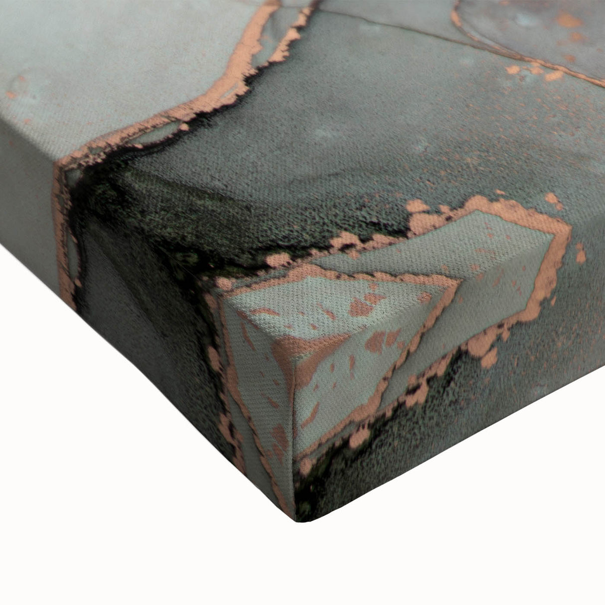 Luxury Abstract Wall Art Collection – Black & Copper Canvas
