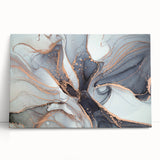 Luxury Abstract Wall Art Collection – Black & Copper Canvas