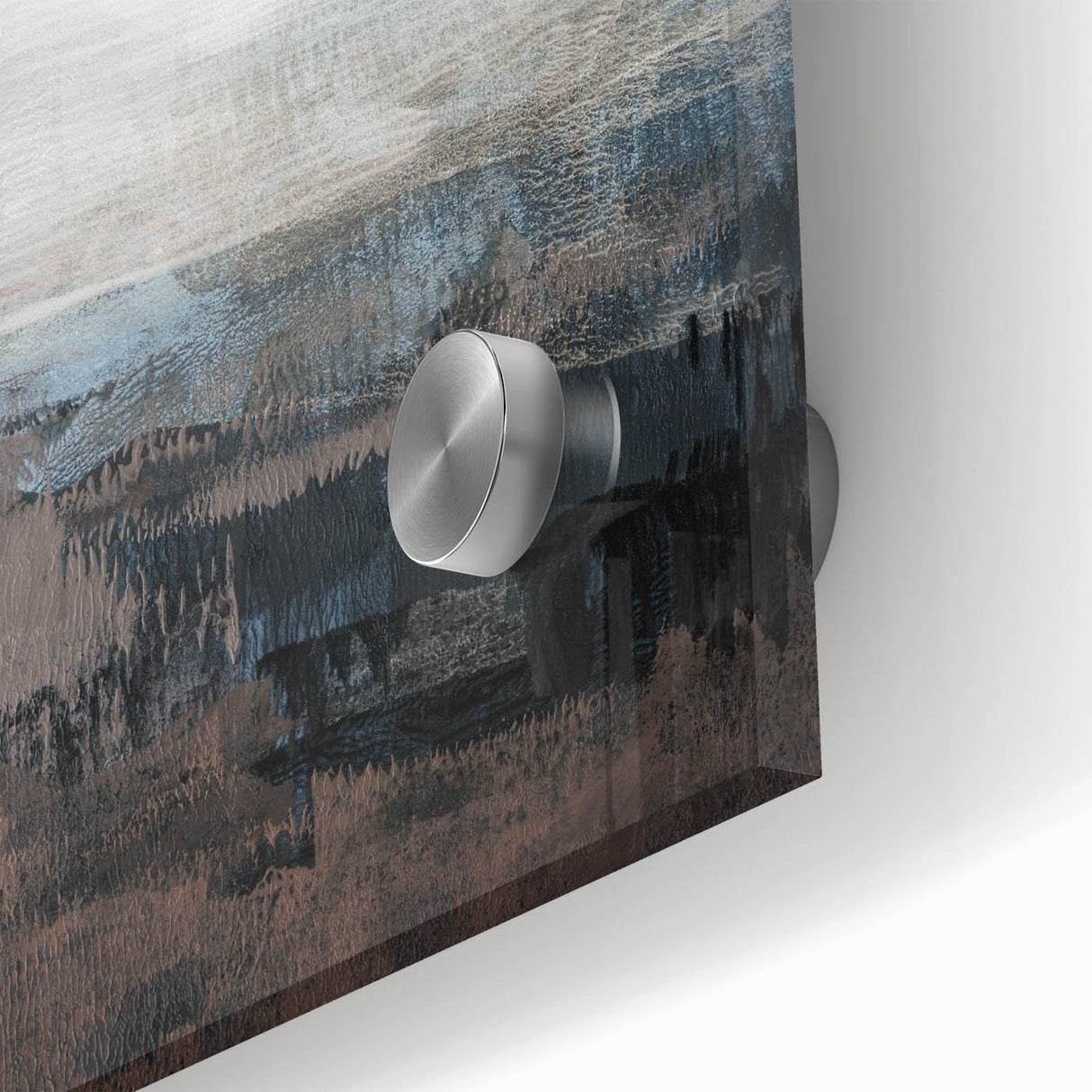 Earthen Harmony Abstracts - Tranquil Landscape Art in Brown and Gray