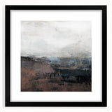Earthen Harmony Abstracts - Tranquil Landscape Art in Brown and Gray