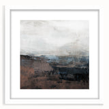 Earthen Harmony Abstracts - Tranquil Landscape Art in Brown and Gray