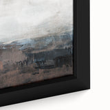 Earthen Harmony Abstracts - Tranquil Landscape Art in Brown and Gray