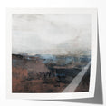 Earthen Harmony Abstracts - Tranquil Landscape Art in Brown and Gray