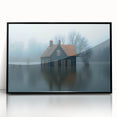 Submerged Serenity - Fine Art Photography Print of a Flooded House