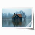 Submerged Serenity - Fine Art Photography Print of a Flooded House