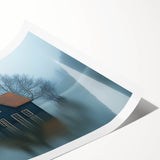Submerged Serenity - Fine Art Photography Print of a Flooded House