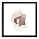 Minimalist Abstract Canvas Prints – Beige and Brown Geometric Wall Art