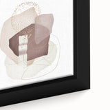 Minimalist Abstract Canvas Prints – Beige and Brown Geometric Wall Art