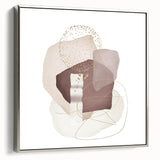 Minimalist Abstract Canvas Prints – Beige and Brown Geometric Wall Art