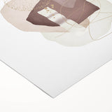 Minimalist Abstract Canvas Prints – Beige and Brown Geometric Wall Art