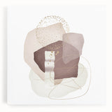 Minimalist Abstract Canvas Prints – Beige and Brown Geometric Wall Art