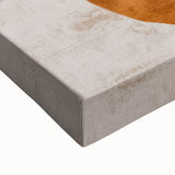 Modern Abstract Wall Art – Earthy Rustic Geometric Canvas