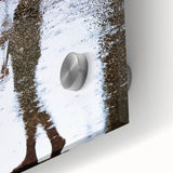 Urban Scenery Wall Art – Contemporary Rain Reflection Photography